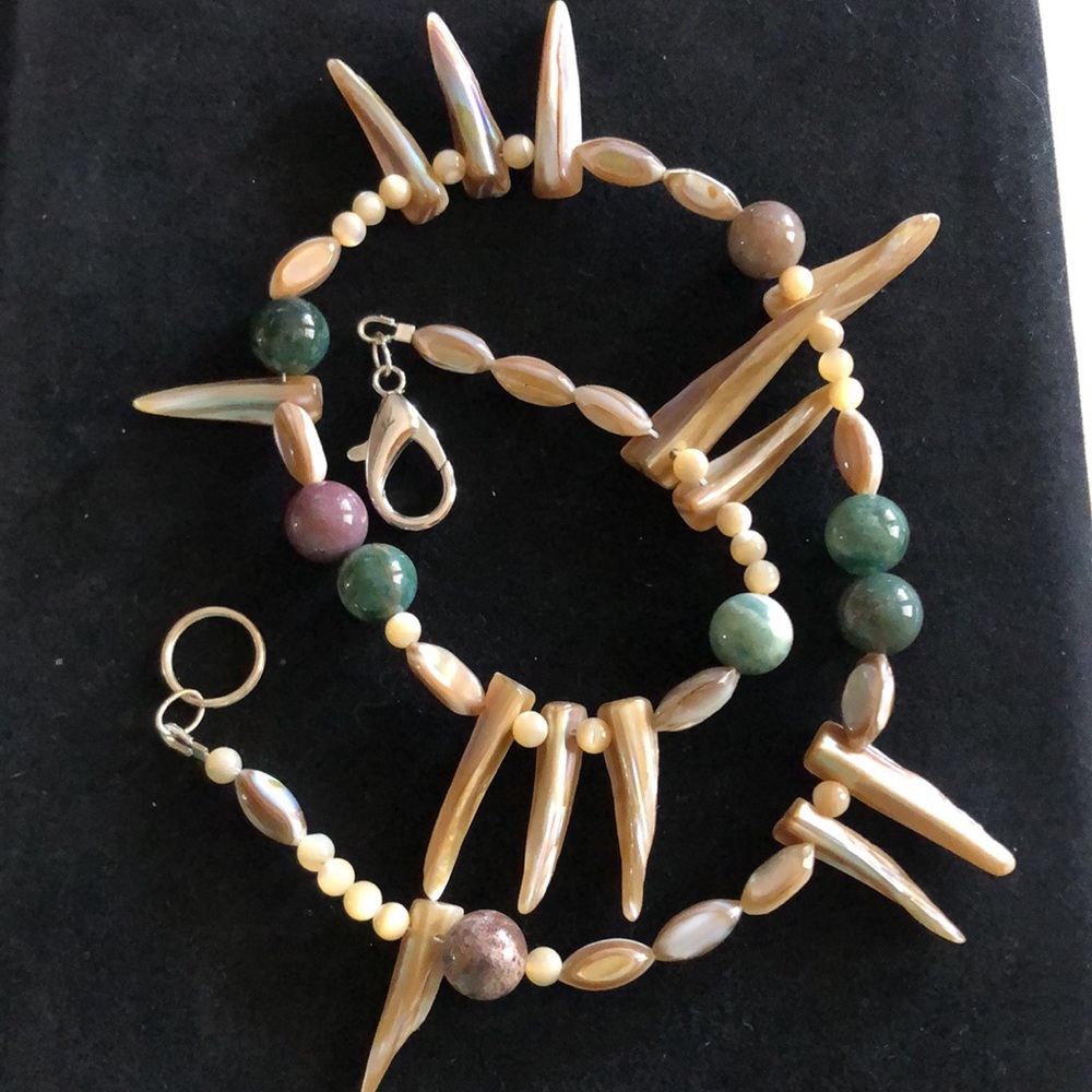 Bespoke gem stone necklace